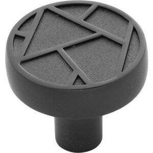 Belwith Keeler Cullet Knob B077140 BM Black Mist Pull Cabinet Drawer 93398